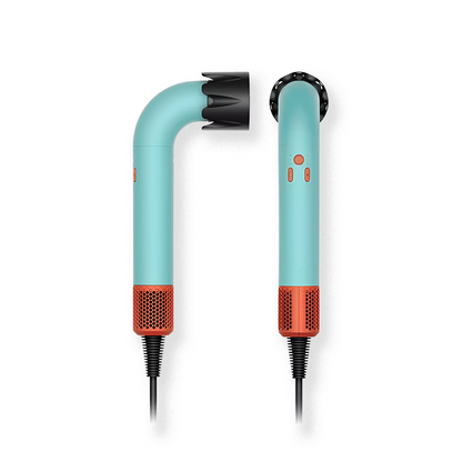 Professional Ionic Hair Dryer with Lightweight Design and Styling Nozzles