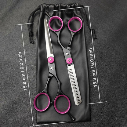 Professional Pet Grooming Scissors Set for Dogs