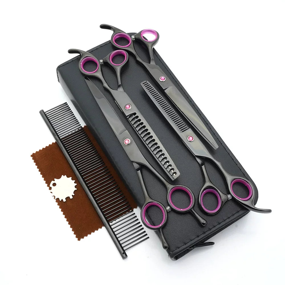 Professional Pet Grooming Scissors Set for Dogs