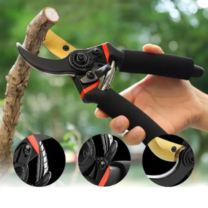 Professional Ratchet Garden Pruning Shears Ergonomic Hand Clippers