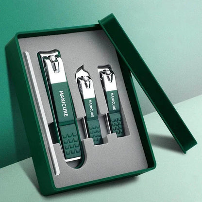 Professional Stainless Steel Nail Clipper Set with Nail File