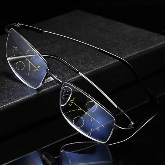 Progressive Multifocal Reading Glasses Blue Light Filter
