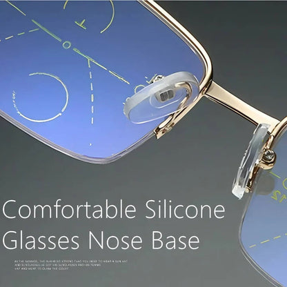 Progressive Multifocal Reading Glasses with Blue Light Protection