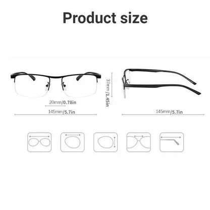 Progressive Multifocal Reading Glasses with Blue Light Protection