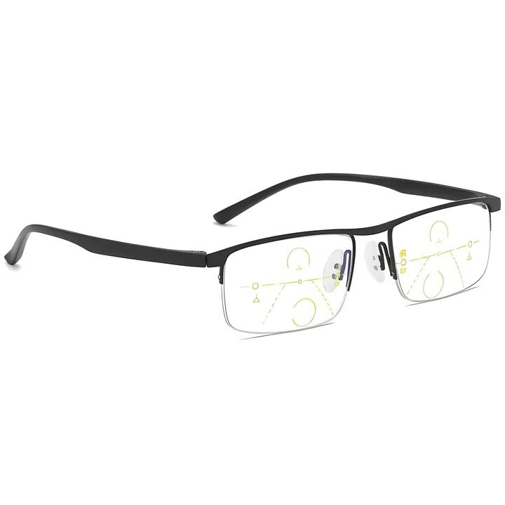 Progressive Multifocal Reading Glasses with Blue Light Protection