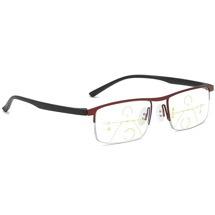Progressive Multifocal Reading Glasses with Blue Light Protection
