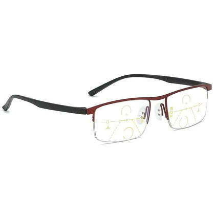 Progressive Multifocal Reading Glasses with Blue Light Protection