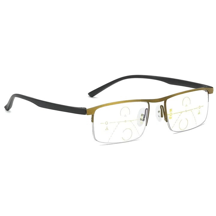 Progressive Multifocal Reading Glasses with Blue Light Protection