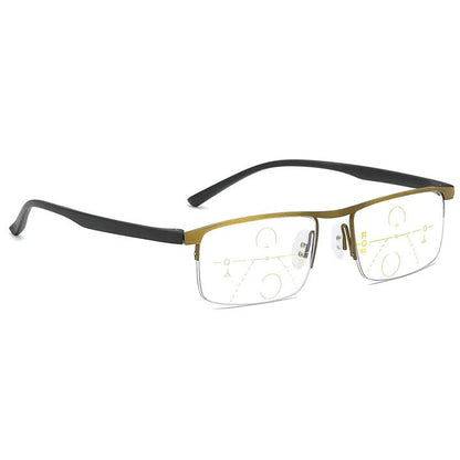 Progressive Multifocal Reading Glasses with Blue Light Protection