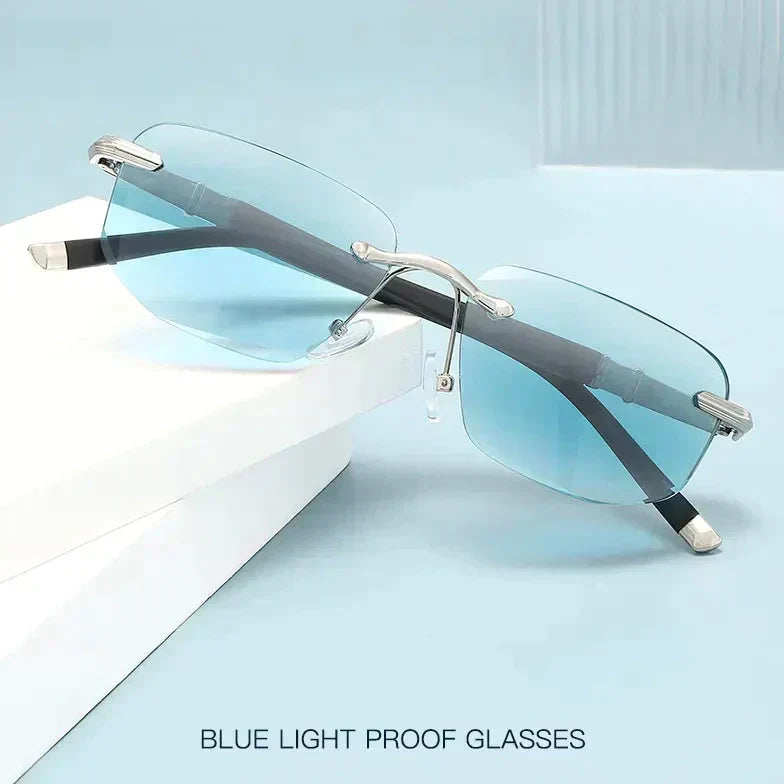 Progressive Photochromic Reading Glasses with Blue Light Filter