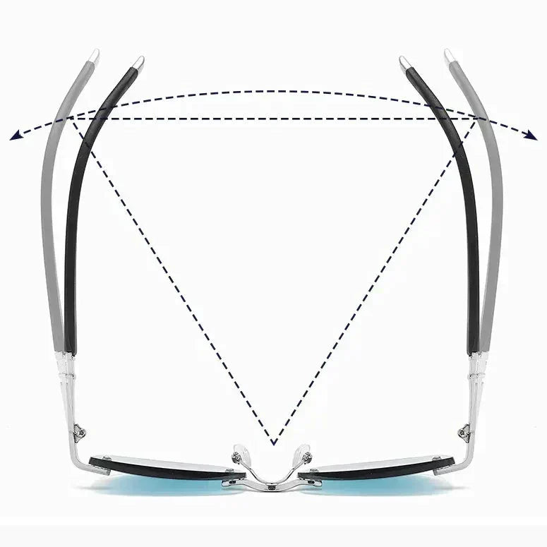 Progressive Photochromic Reading Glasses with Blue Light Filter
