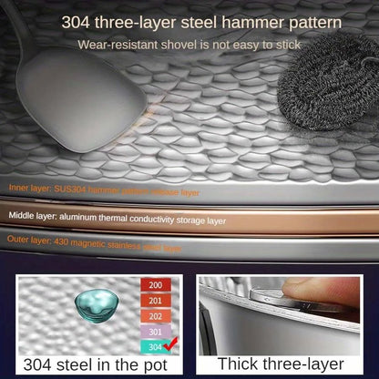 Pure Titanium Round Bottom Wok for Induction Cooking