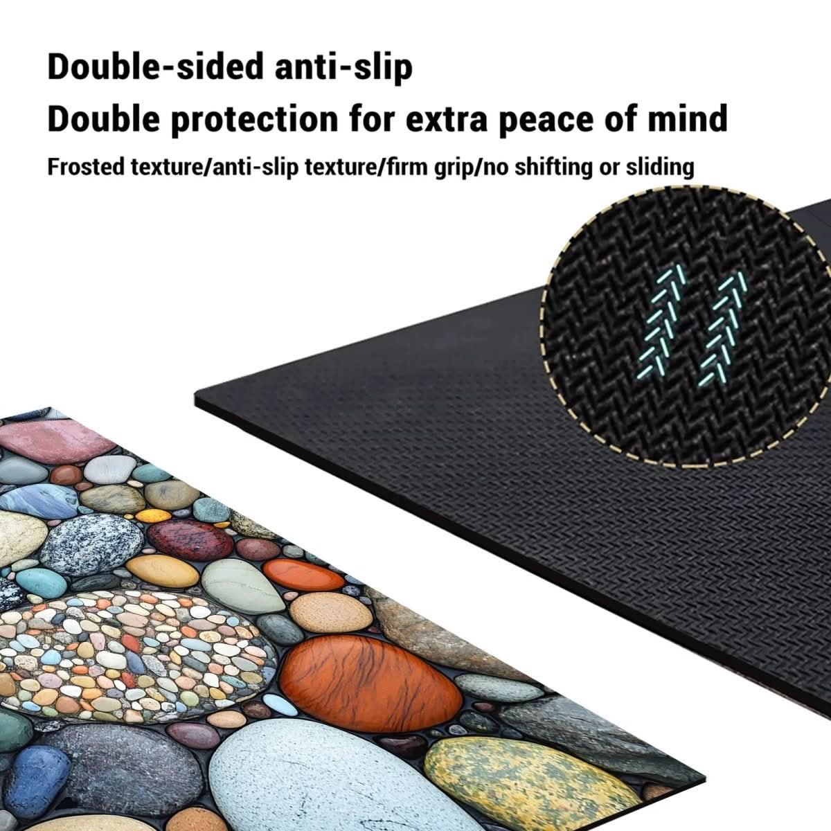 Quick Dry Diatomaceous Earth Bath Mat with Non Slip Backing