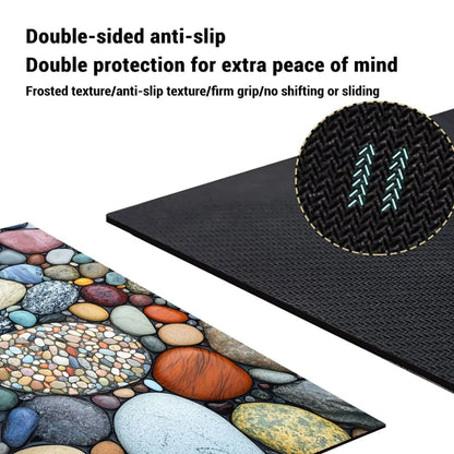 Quick Dry Diatomaceous Earth Bath Mat with Non Slip Backing