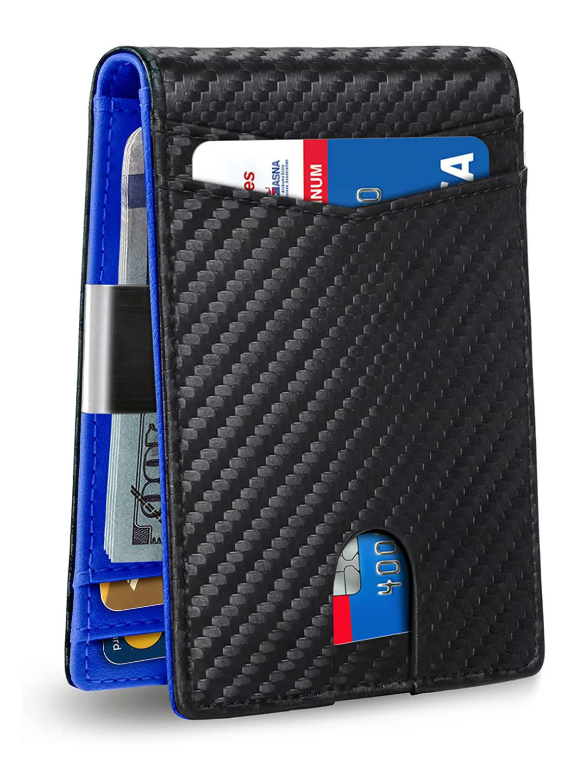 RFID Leather Men's Wallet Slim Compact Card Holder