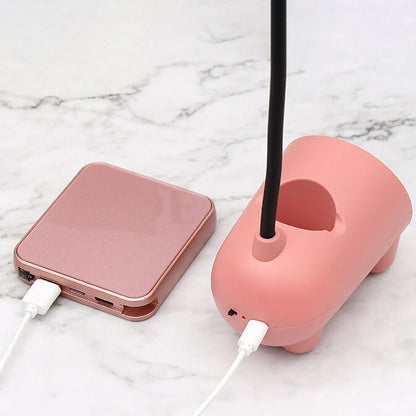 Rabbit LED Touch Desk Lamp with USB Pen Holder