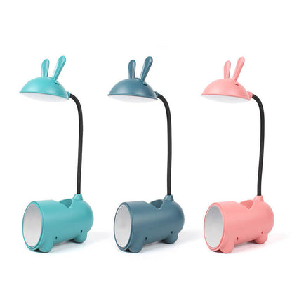 Rabbit LED Touch Desk Lamp with USB Pen Holder