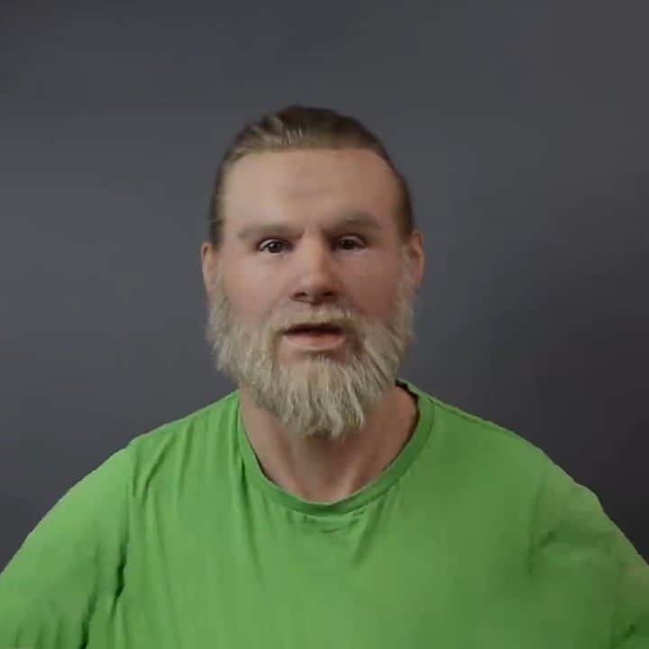 Realistic Elderly Latex Mask Halloween Cosplay Disguise