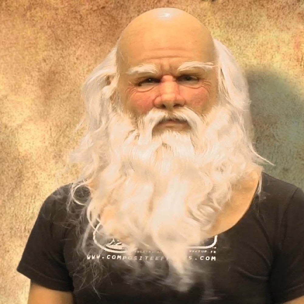 Realistic Elderly Latex Mask Halloween Cosplay Disguise