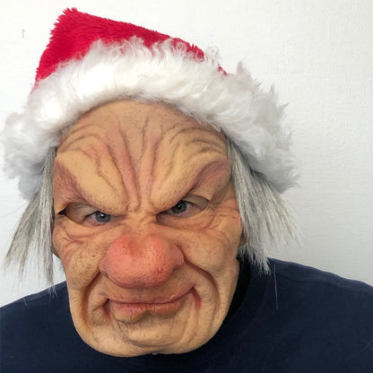 Realistic Elderly Latex Mask Halloween Cosplay Disguise