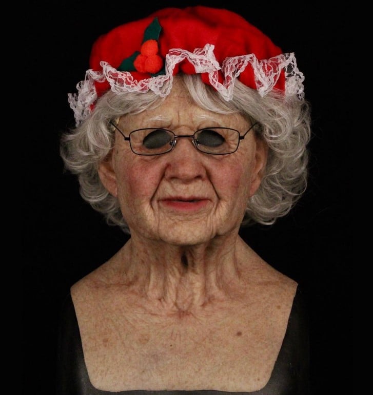 Realistic Elderly Latex Mask Halloween Cosplay Disguise