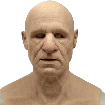 Realistic Elderly Latex Mask Halloween Cosplay Disguise