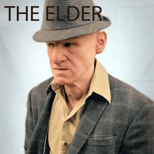 Realistic Elderly Latex Mask Halloween Cosplay Disguise