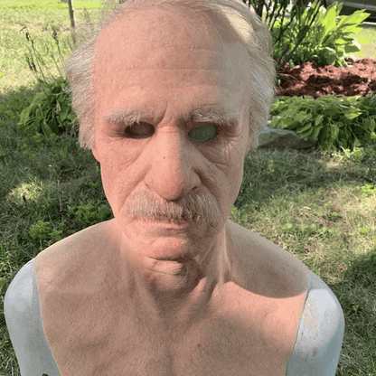 Realistic Elderly Latex Mask Halloween Cosplay Disguise