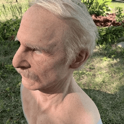 Realistic Elderly Latex Mask Halloween Cosplay Disguise