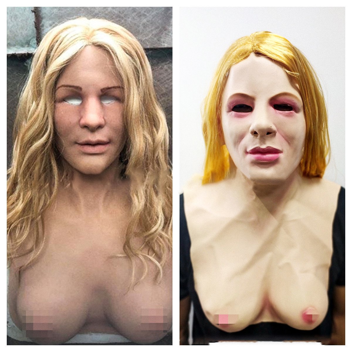 Realistic Elderly Latex Mask Halloween Cosplay Disguise