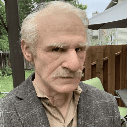 Realistic Elderly Latex Mask Halloween Cosplay Disguise