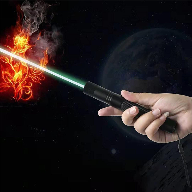 Rechargeable Adjustable Beam Laser Pointer with Aluminum Alloy Body