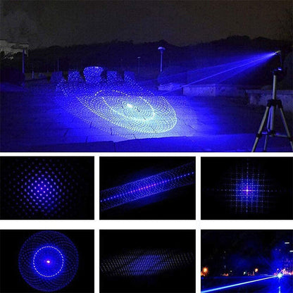 Rechargeable Adjustable Beam Laser Pointer with Aluminum Alloy Body