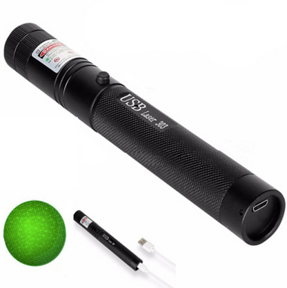Rechargeable Adjustable Focus Laser Pointer Torch