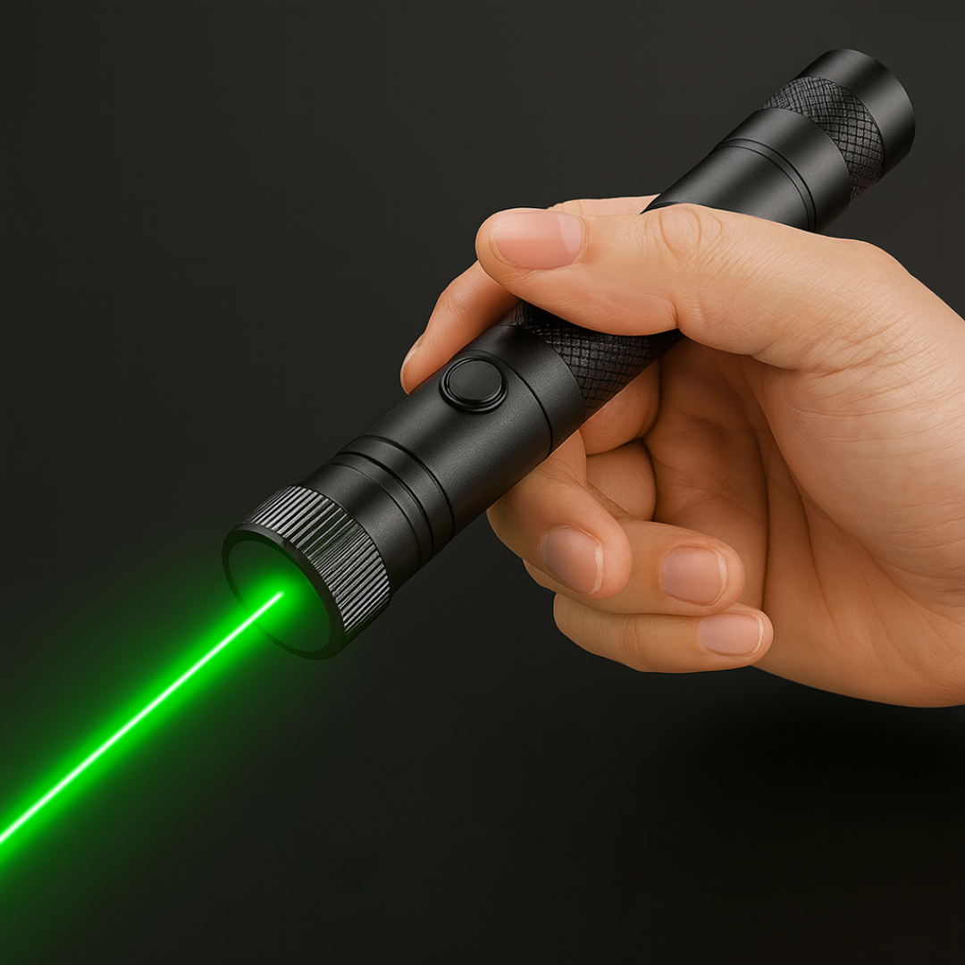 Rechargeable Adjustable Focus Laser Pointer Torch
