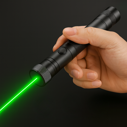 Rechargeable Adjustable Focus Laser Pointer Torch
