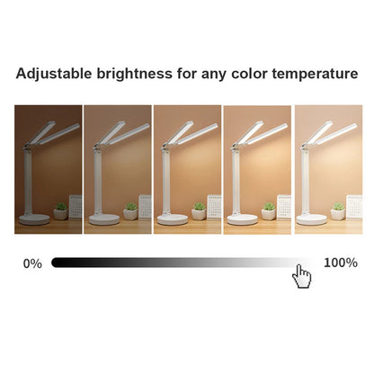 Rechargeable Adjustable Reading Lamp With Phone Holder