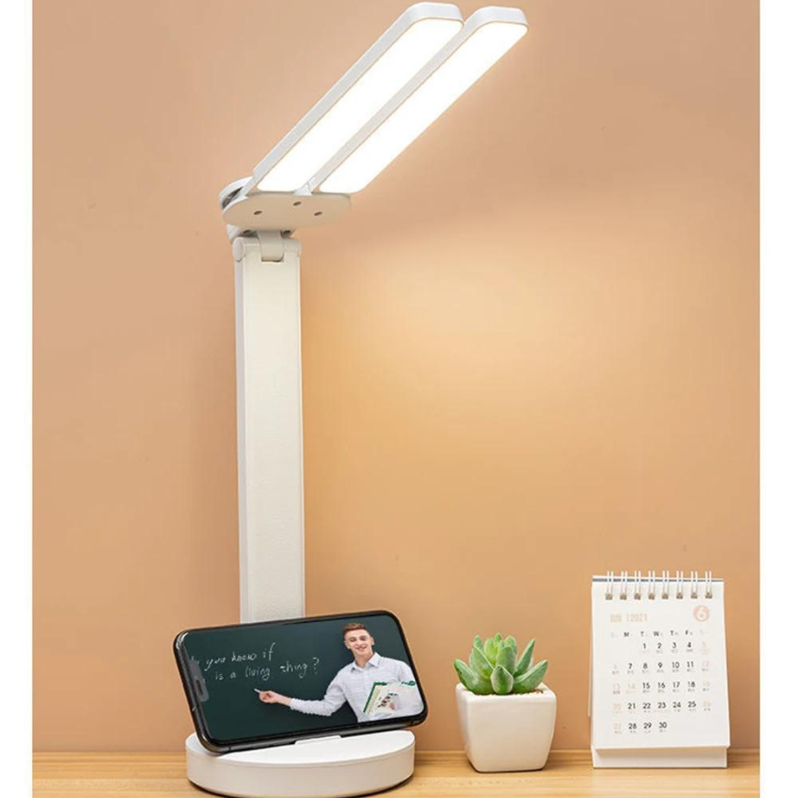 Rechargeable Adjustable Reading Lamp With Phone Holder