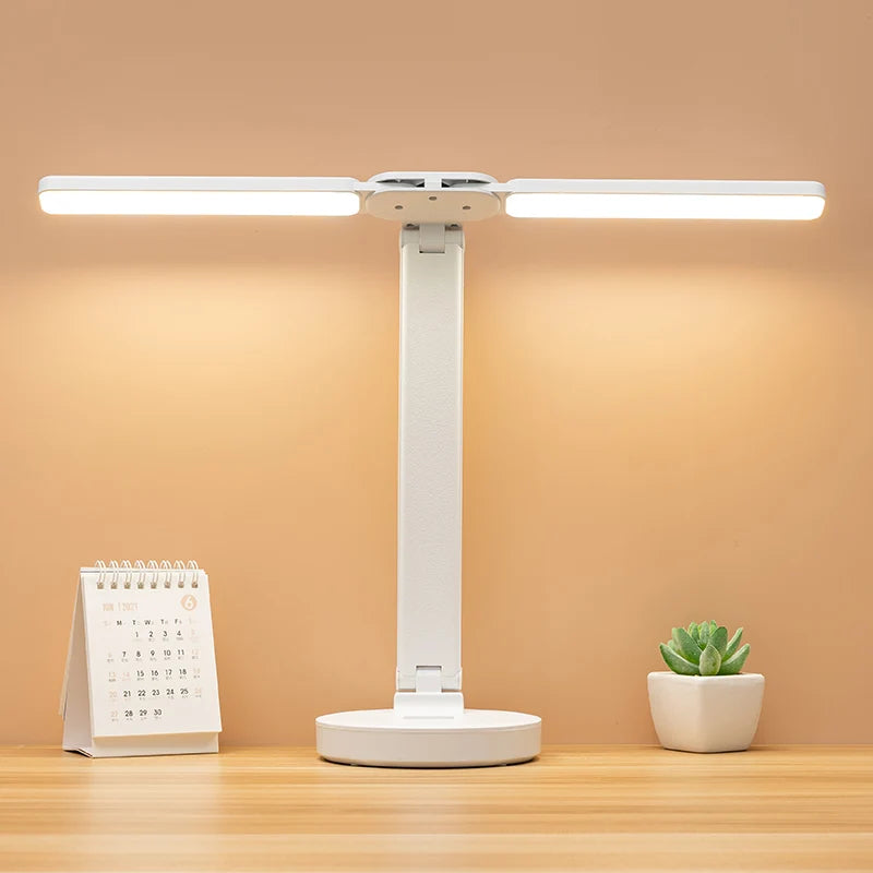 Rechargeable Adjustable Reading Lamp With Phone Holder