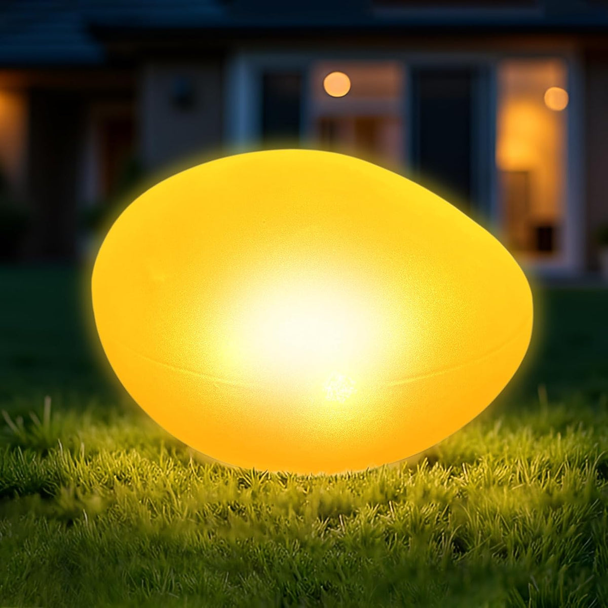 Rechargeable Cobblestone LED Garden Light