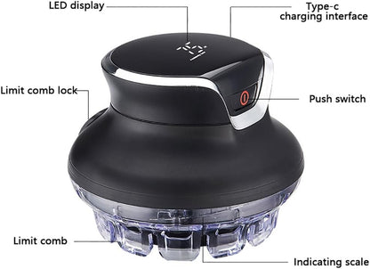 Rechargeable Cordless Hair Clipper with Adjustable Guide Combs