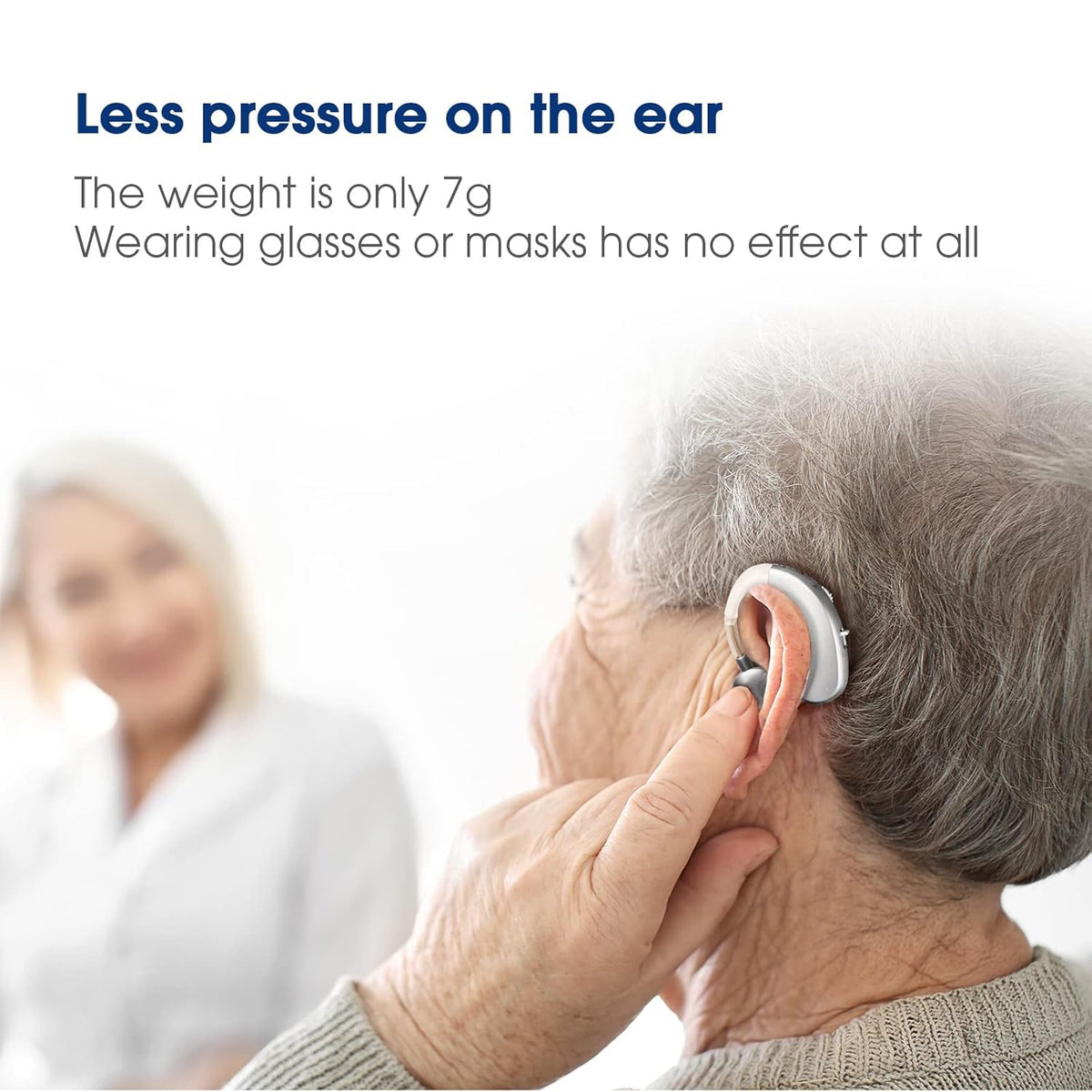 Rechargeable Digital Hearing Amplifier Comfortable Sound Enhancement Device