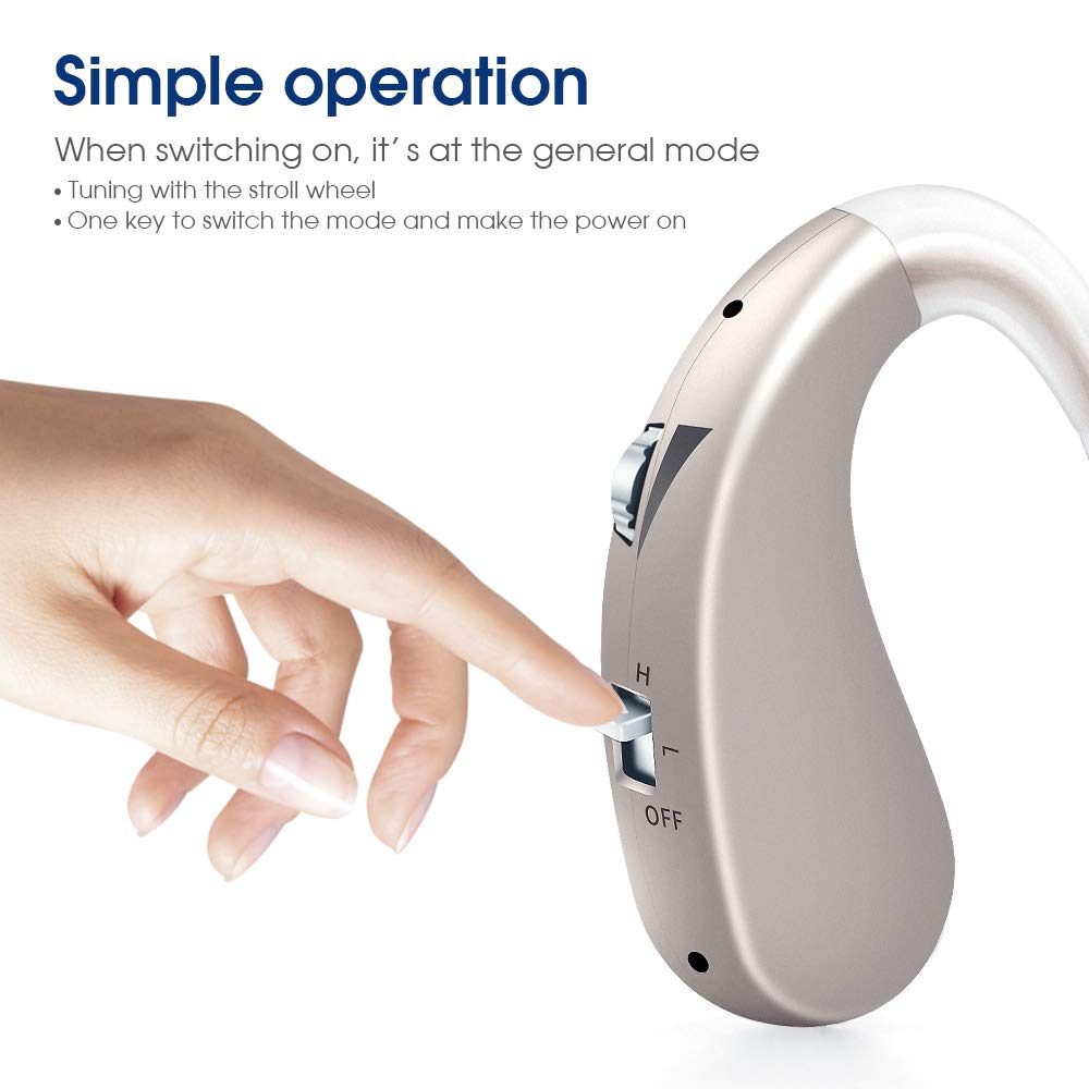 Rechargeable Digital Hearing Amplifier Comfortable Sound Enhancement Device