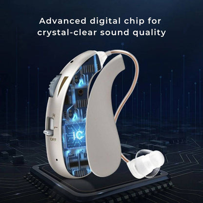 Rechargeable Digital Hearing Amplifier With Adjustable Volume
