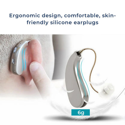 Rechargeable Digital Hearing Amplifier With Adjustable Volume