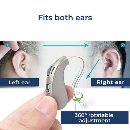 Rechargeable Digital Hearing Amplifier With Adjustable Volume