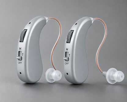 Rechargeable Digital Hearing Amplifier With Adjustable Volume