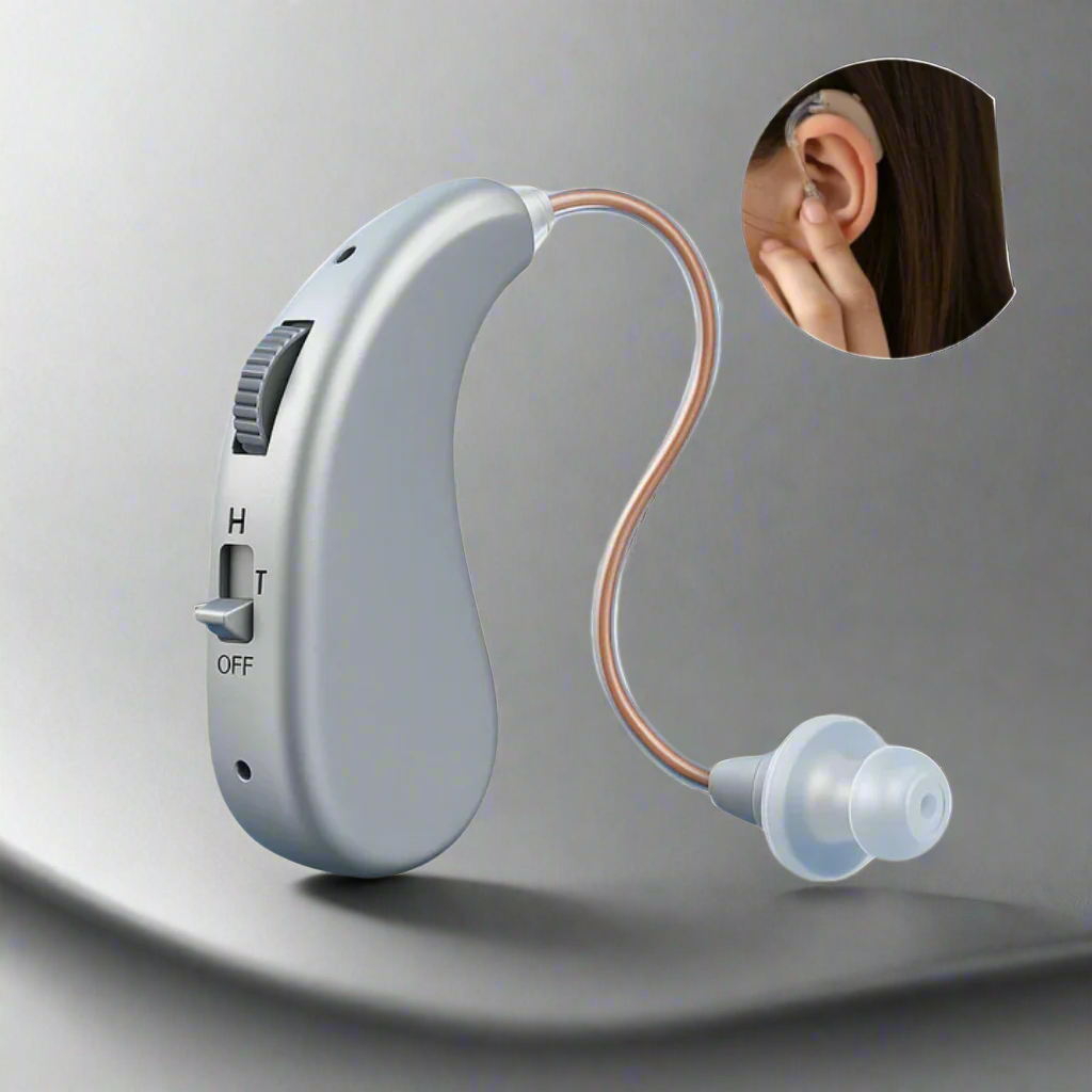 Rechargeable Digital Hearing Amplifier With Adjustable Volume