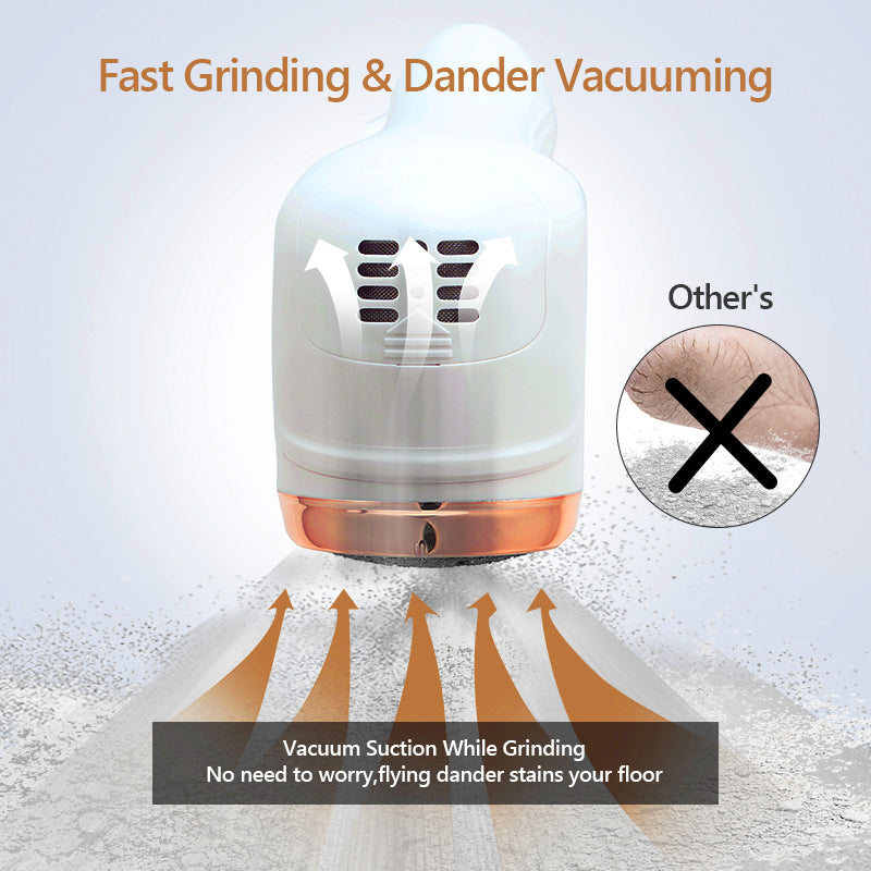 Rechargeable Electric Foot Callus Remover with Waterproof Roller Heads