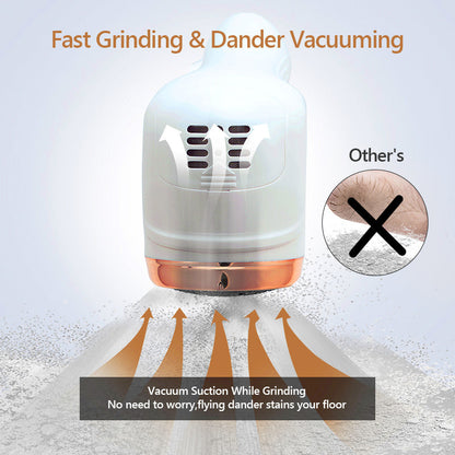 Rechargeable Electric Foot Callus Remover with Waterproof Roller Heads